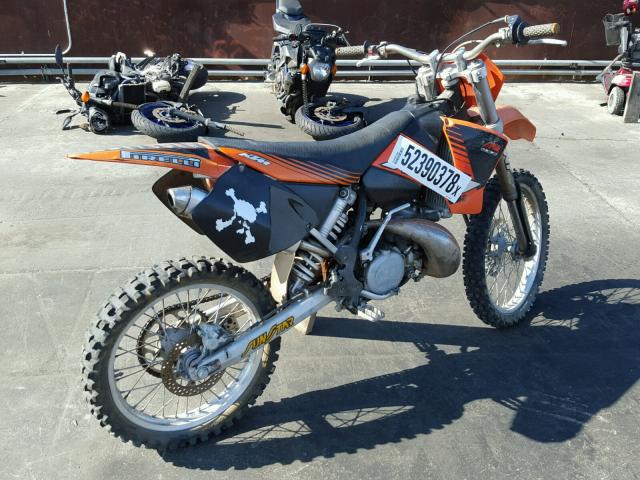 VBKMXJ2341M330128 - 2001 KTM 250 SX ORANGE photo 4