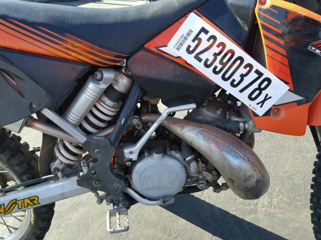 VBKMXJ2341M330128 - 2001 KTM 250 SX ORANGE photo 9