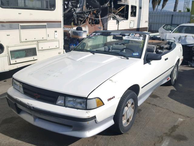 1G1JF31W6J7149215 - 1988 CHEVROLET CAVALIER Z WHITE photo 2