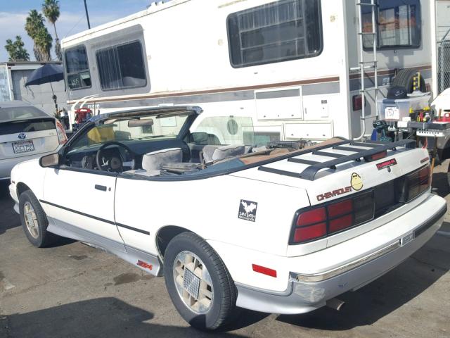 1G1JF31W6J7149215 - 1988 CHEVROLET CAVALIER Z WHITE photo 3