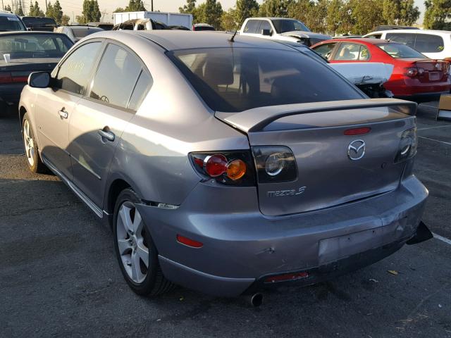 JM1BK323151225508 - 2005 MAZDA 3 S CHARCOAL photo 3