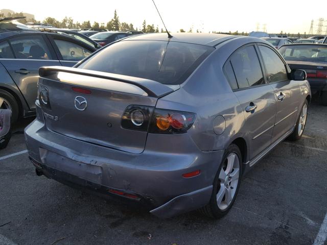 JM1BK323151225508 - 2005 MAZDA 3 S CHARCOAL photo 4