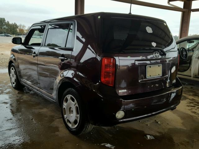 JTLKE50EX81029812 - 2008 TOYOTA SCION XB Bənövşəyi foto 3