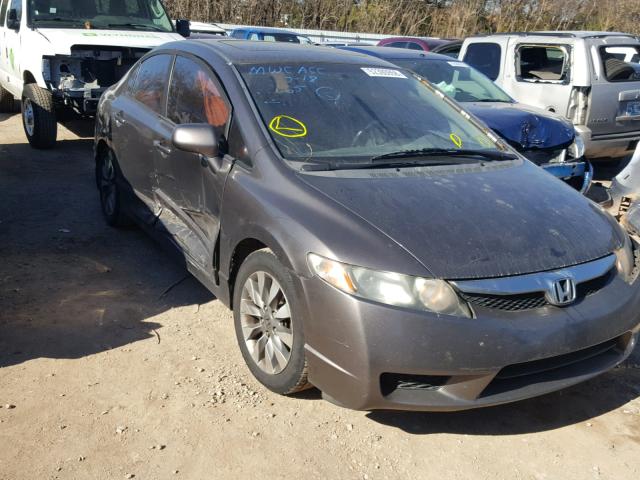 1HGFA16939L028794 - 2009 HONDA CIVIC EXL GRAY photo 1