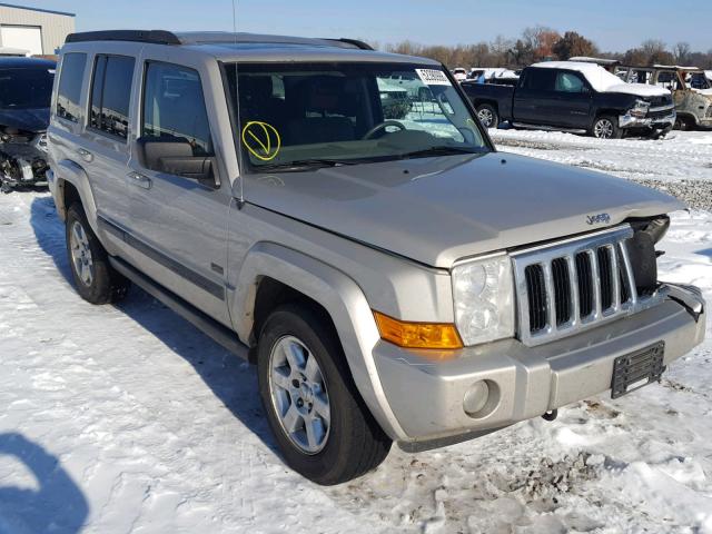 1J8HG48P87C672932 - 2007 JEEP COMMANDER SILVER photo 1