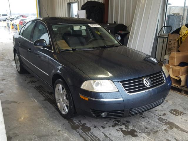 WVWAD63B15P034956 - 2005 VOLKSWAGEN PASSAT GLS BLUE photo 1