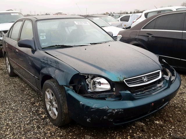 1HGEJ662XTL024342 - 1996 HONDA CIVIC DX GREEN photo 1