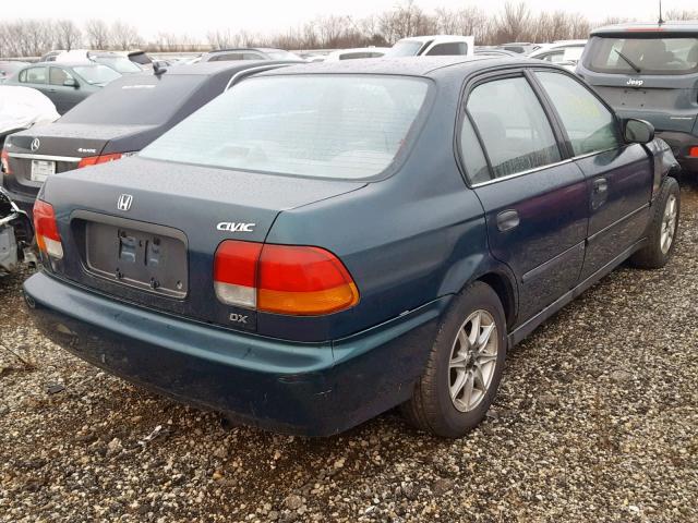 1HGEJ662XTL024342 - 1996 HONDA CIVIC DX GREEN photo 4