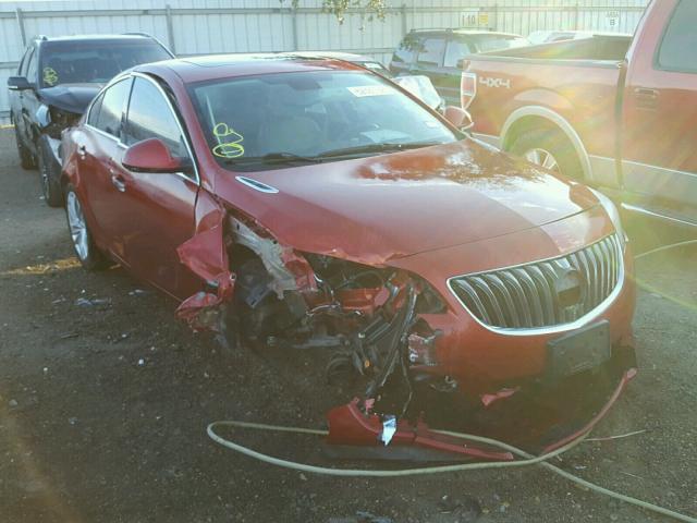 2G4GN5EX5E9208189 - 2014 BUICK REGAL PREM RED photo 1