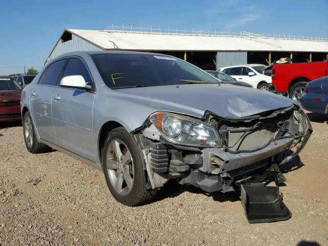 1G1ZC5EUXBF386085 - 2011 CHEVROLET MALIBU 1LT SILVER photo 1