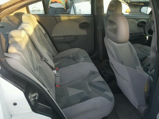 1G8AL52F53Z124849 - 2003 SATURN ION LEVEL WHITE photo 6