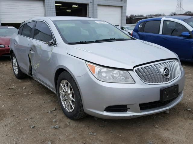 1G4GB5EG4AF127713 - 2010 BUICK LACROSSE C SILVER photo 1