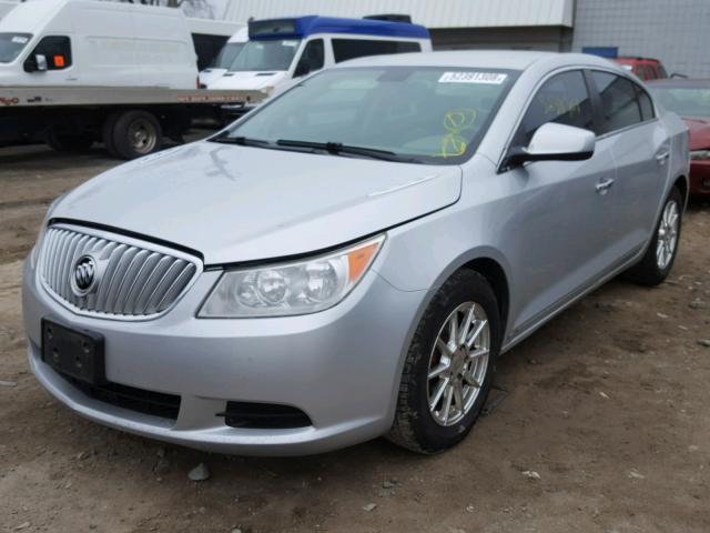 1G4GB5EG4AF127713 - 2010 BUICK LACROSSE C SILVER photo 2