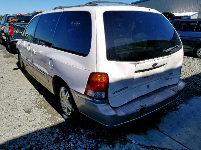 2FMZA53482BB53156 - 2002 FORD WINDSTAR S WHITE photo 3