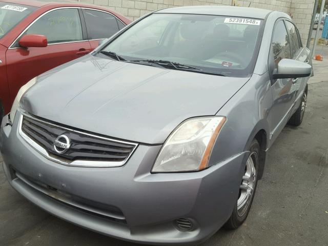 3N1AB6AP7CL701609 - 2012 NISSAN SENTRA 2.0 GRAY photo 2