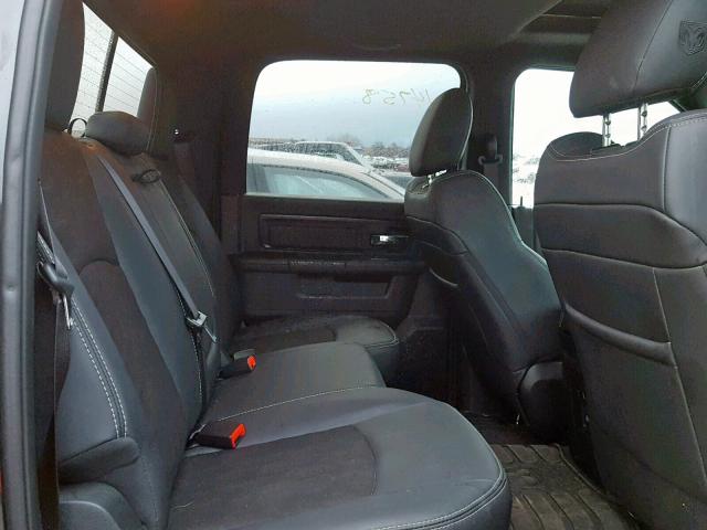 1C6RR7YT6HS794322 - 2017 RAM 1500 REBEL შავი ფოტო 6