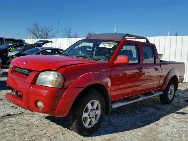 1N6ED29X63C469339 - 2003 NISSAN FRONTIER C RED photo 2