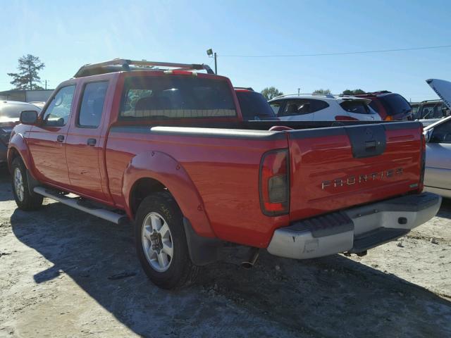 1N6ED29X63C469339 - 2003 NISSAN FRONTIER C RED photo 3