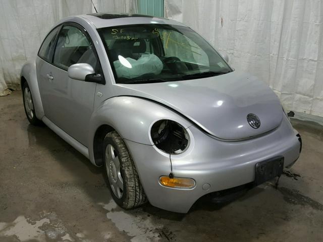 3VWCK21CX1M475288 - 2001 VOLKSWAGEN NEW BEETLE SILVER photo 1