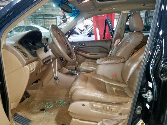 2HNYD18874H547916 - 2004 ACURA MDX TOURIN BLACK photo 5