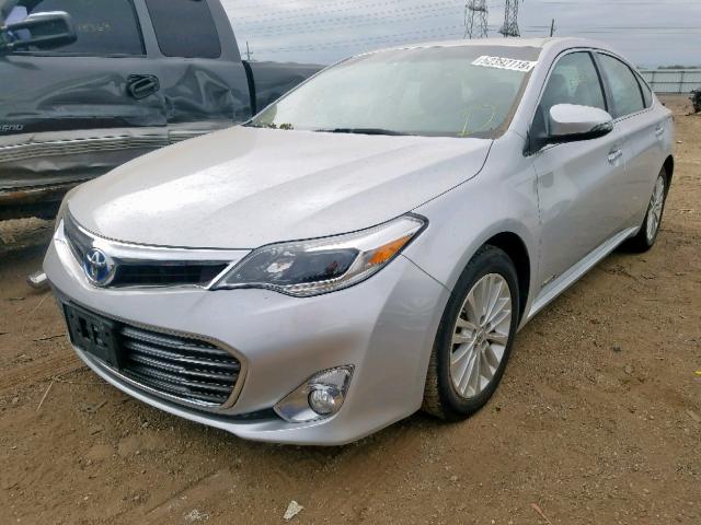 4T1BD1EB4EU031485 - 2014 TOYOTA AVALON HYB SILVER photo 2