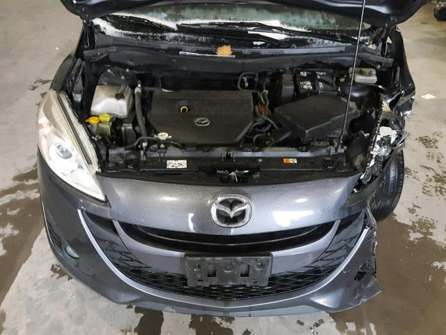 JM1CW2CL5D0159261 - 2013 MAZDA 5 GRAY photo 7