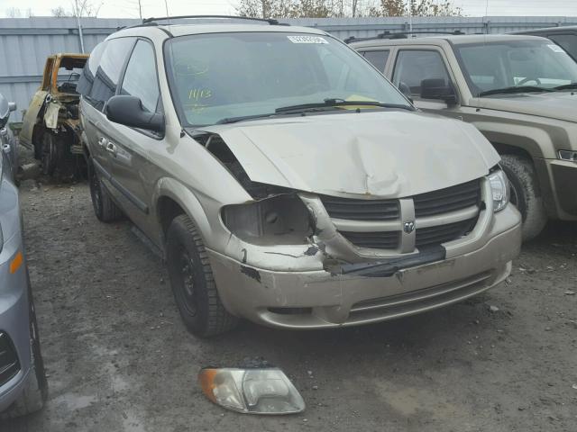 1D4GP25R97B132320 - 2007 DODGE CARAVAN SE BEIGE photo 1