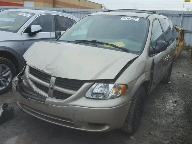 1D4GP25R97B132320 - 2007 DODGE CARAVAN SE BEIGE photo 2