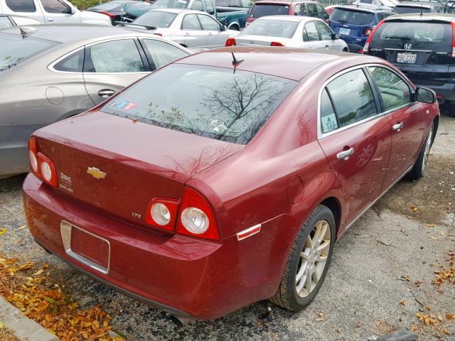 1G1ZK57798F169761 - 2008 CHEVROLET MALIBU LTZ წითელი ფოტო 4