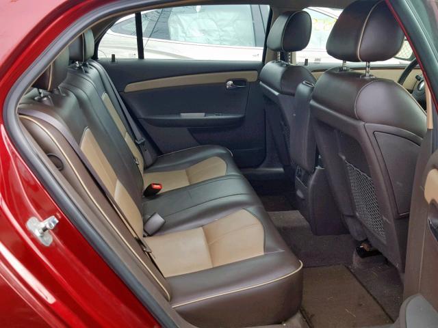 1G1ZK57798F169761 - 2008 CHEVROLET MALIBU LTZ წითელი ფოტო 6