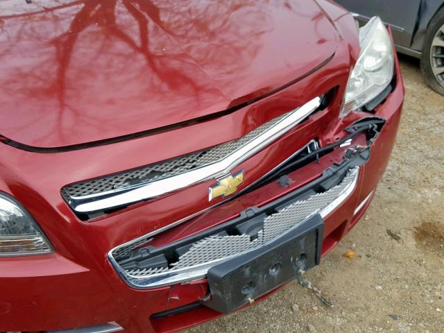1G1ZK57798F169761 - 2008 CHEVROLET MALIBU LTZ წითელი ფოტო 9