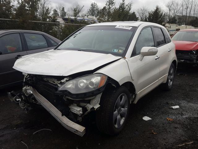 5J8TB18298A010164 - 2008 ACURA RDX WHITE photo 2