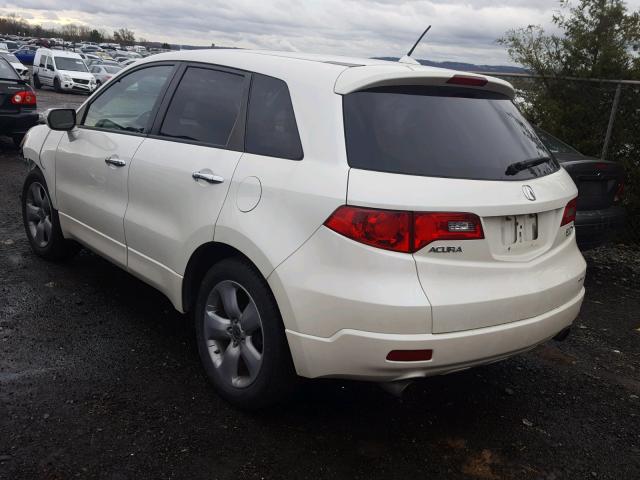 5J8TB18298A010164 - 2008 ACURA RDX WHITE photo 3