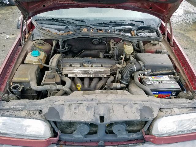 YV1LS5548T2287316 - 1996 VOLVO 850 BASE MAROON photo 7