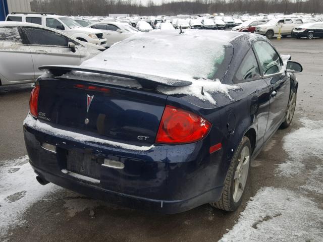 1G2AT18H897271067 - 2009 PONTIAC G5 GT BLUE photo 4