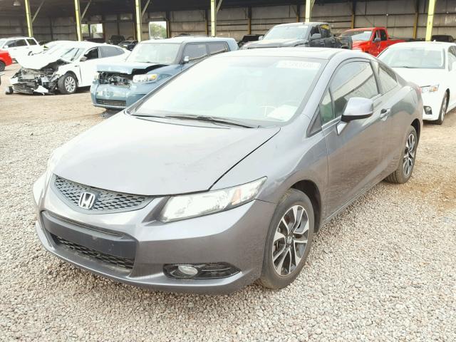 2HGFG3B06DH523224 - 2013 HONDA CIVIC EXL GRAY photo 2