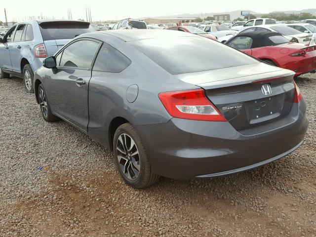 2HGFG3B06DH523224 - 2013 HONDA CIVIC EXL GRAY photo 3