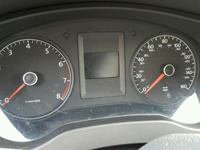 3VW2K7AJ4DM351366 - 2013 VOLKSWAGEN JETTA BASE 灰色 照片 8