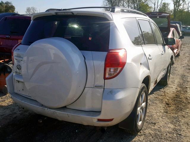 JTMBD31V065042656 - 2006 TOYOTA RAV4 LIMIT WHITE photo 4