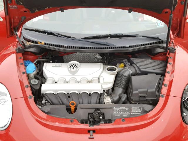 3VWRG3ALXAM009409 - 2010 VOLKSWAGEN NEW BEETLE RED photo 7