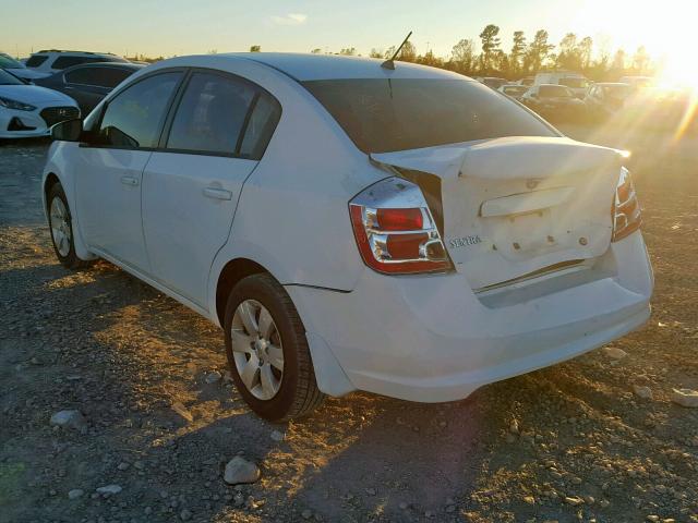 3N1AB61E68L684372 - 2008 NISSAN SENTRA 2.0 WHITE photo 3