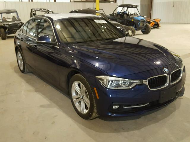 WBA8D9G5XHNU59299 - 2017 BMW 330 XI BLUE photo 1