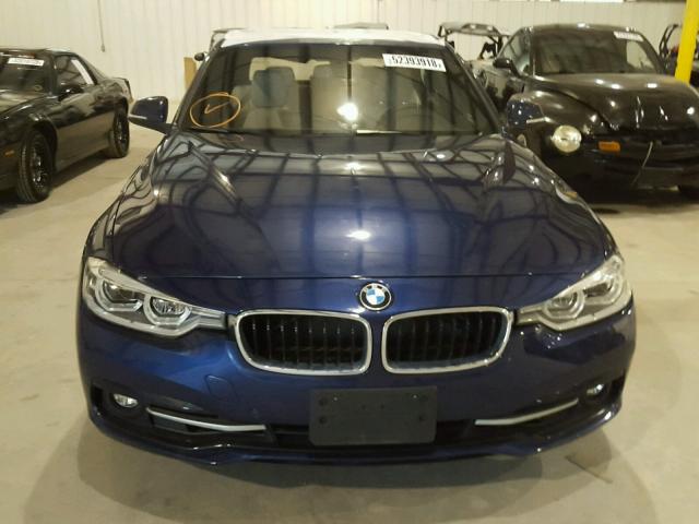 WBA8D9G5XHNU59299 - 2017 BMW 330 XI BLUE photo 10