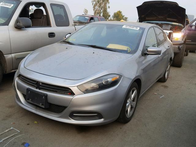 1C3CDFBB3GD613725 - 2016 DODGE DART SXT GRAY photo 2