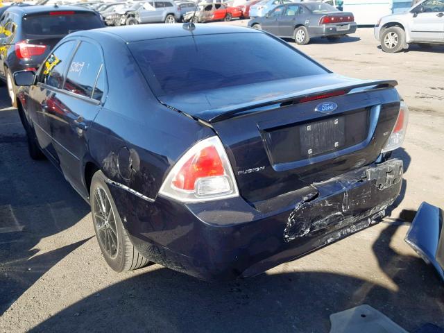 3FAHP07Z18R169206 - 2008 FORD FUSION SE BLACK photo 3