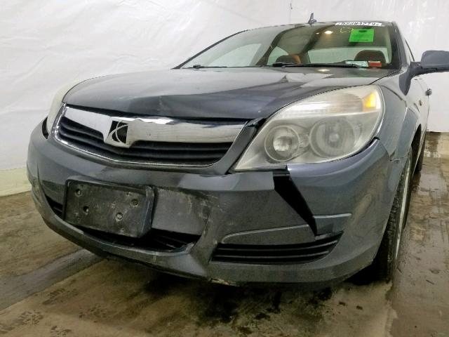 1G8ZS57NX8F131651 - 2008 SATURN AURA XE GRAY photo 9