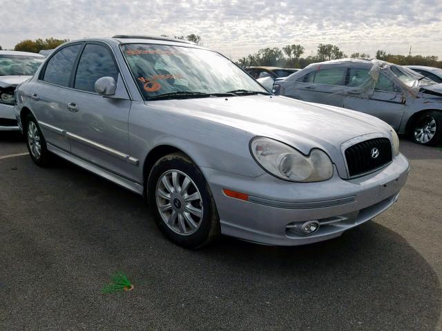 KMHWF35H52A656535 - 2002 HYUNDAI SONATA GLS SILVER photo 1