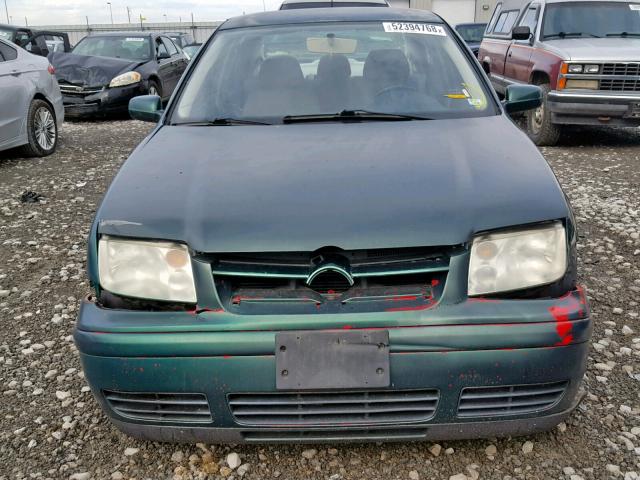 3VWRA29MXXM058322 - 1999 VOLKSWAGEN JETTA GL GREEN photo 9