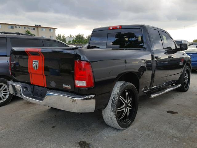 1C6RR6GT4GS262271 - 2016 RAM 1500 SLT BLACK photo 4