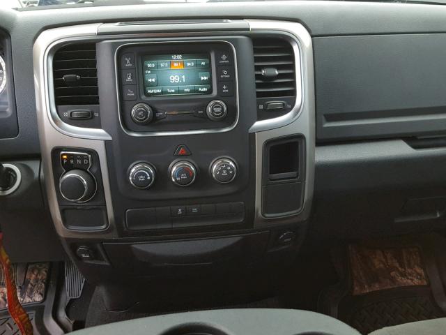 1C6RR6GT4GS262271 - 2016 RAM 1500 SLT BLACK photo 9